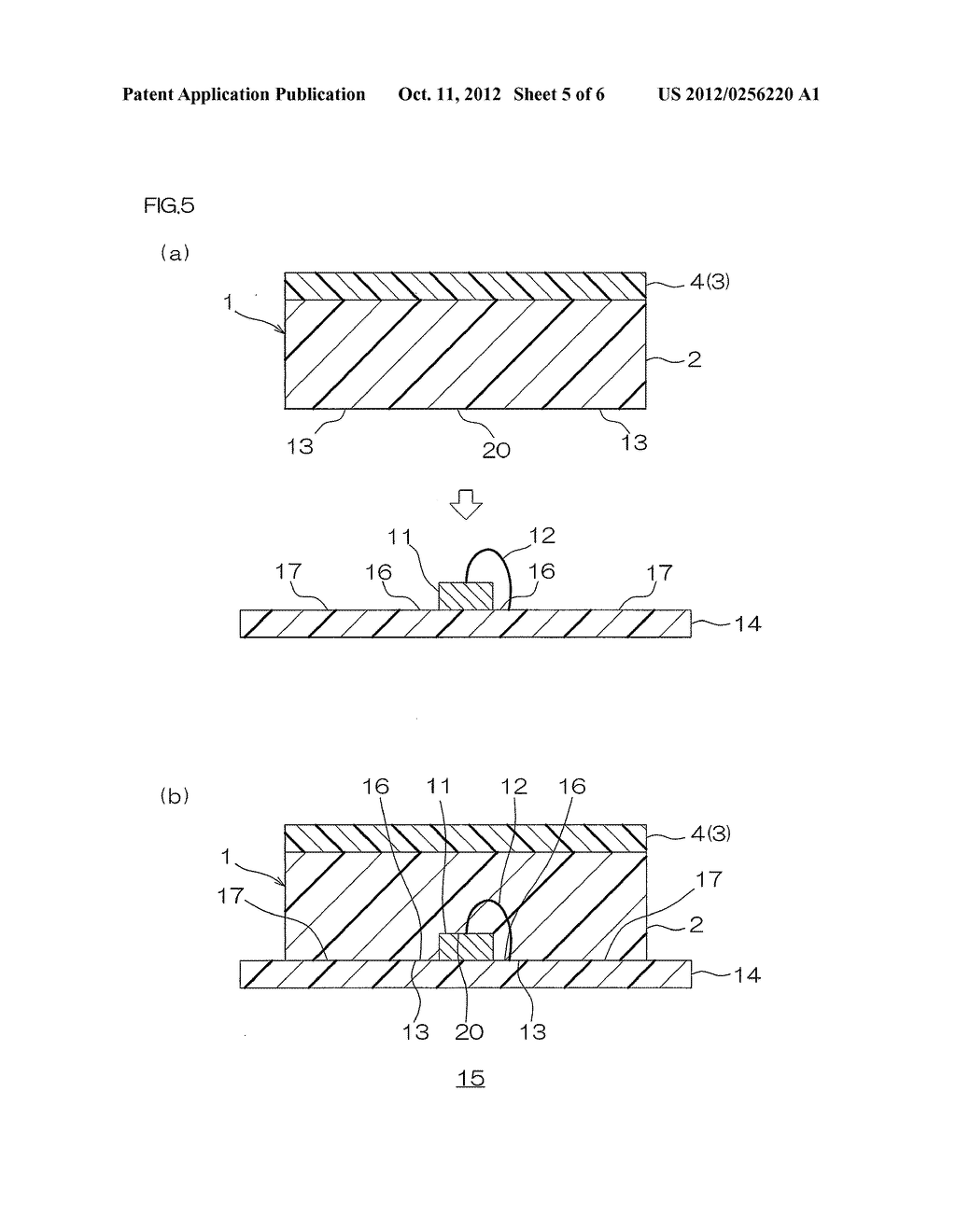 ENCAPSULATING SHEET, LIGHT EMITTING DIODE DEVICE, AND A METHOD FOR     PRODUCING THE SAME - diagram, schematic, and image 06