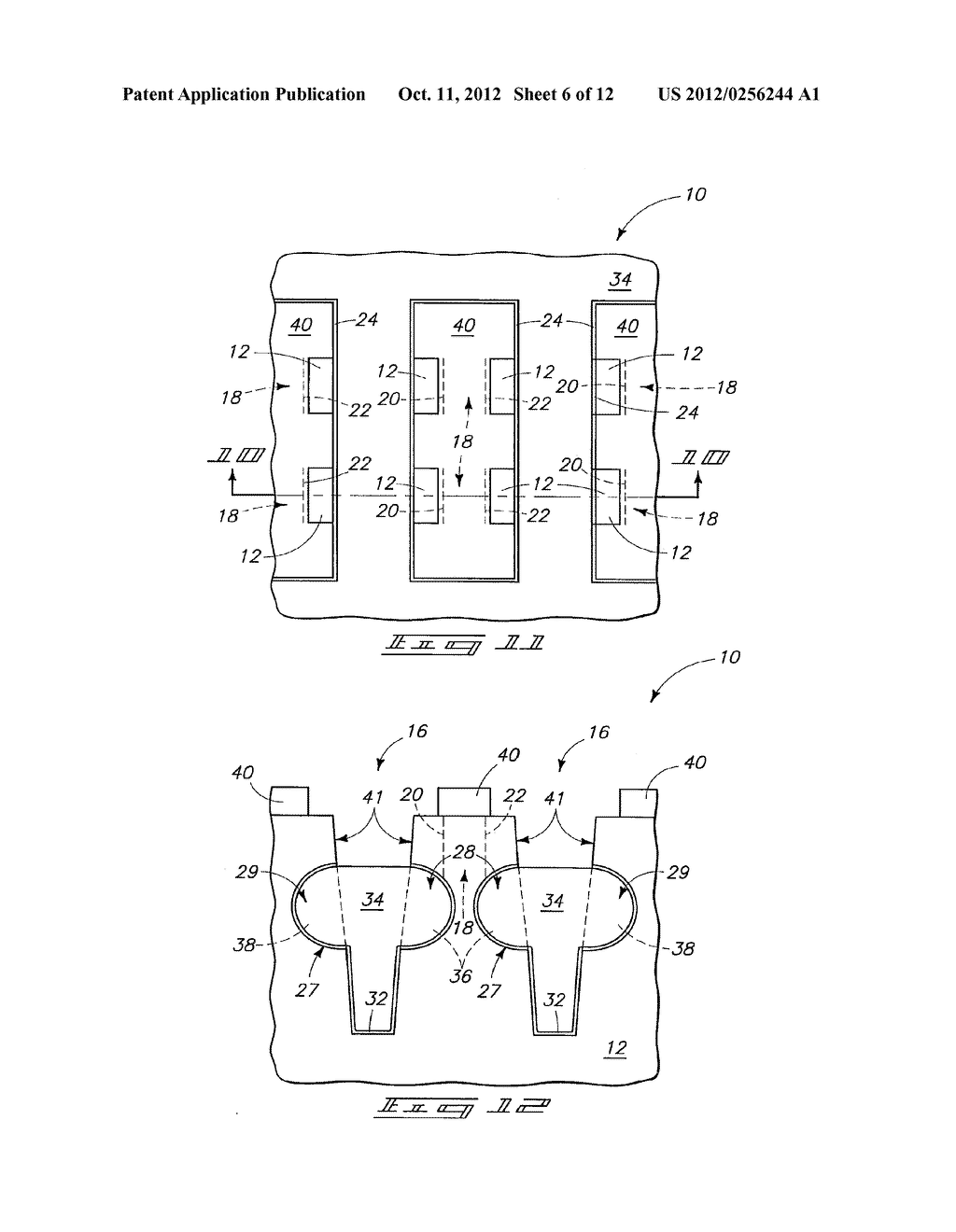 Methods of Forming Field Effect Transistors, Pluralities of Field Effect     Transistors, and DRAM Circuitry Comprising a Plurality of Individual     Memory Cells - diagram, schematic, and image 07