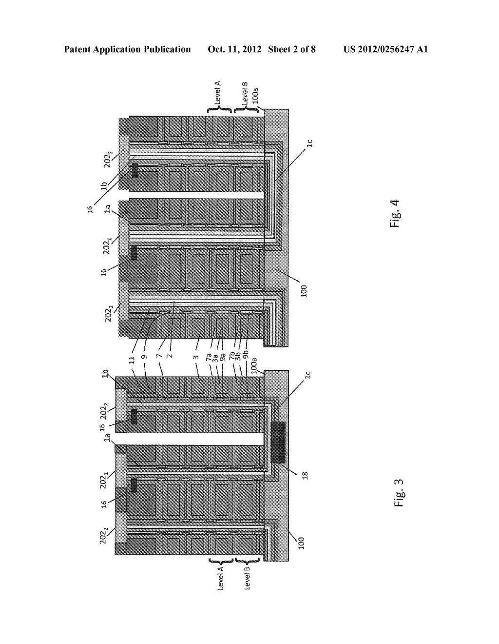 3D Vertical NAND and Method of Making Thereof by Front and Back Side     Processing - diagram, schematic, and image 03