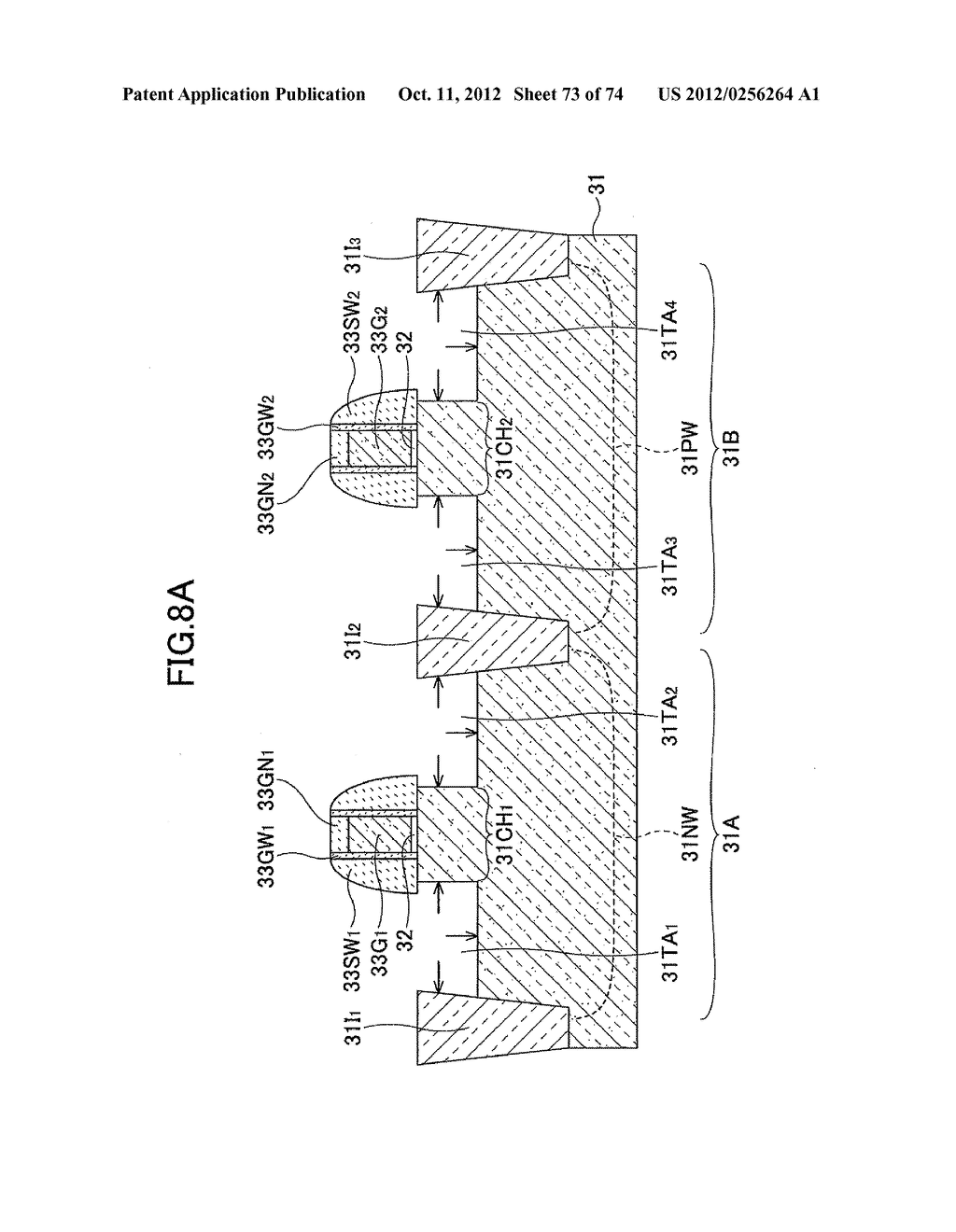 SEMICONDUCTOR DEVICE AND FABRICATION METHOD - diagram, schematic, and image 74