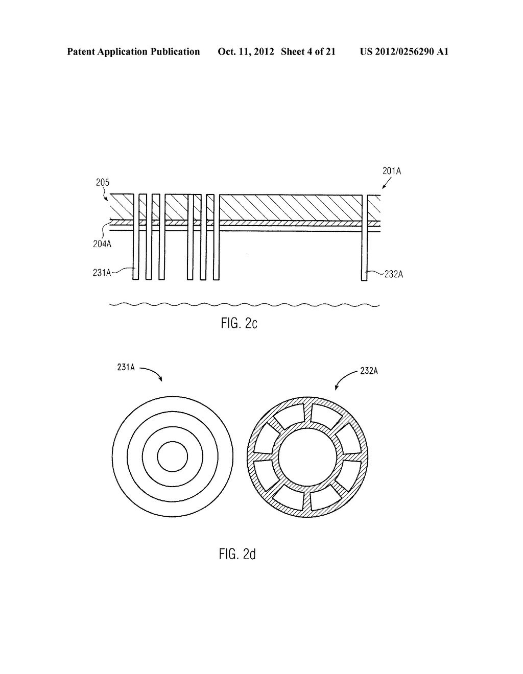 MICROSTRUCTURE DEVICE COMPRISING A FACE TO FACE ELECTROMAGNETIC NEAR FIELD     COUPLING BETWEEN STACKED DEVICE PORTIONS AND METHOD OF FORMING THE DEVICE - diagram, schematic, and image 05