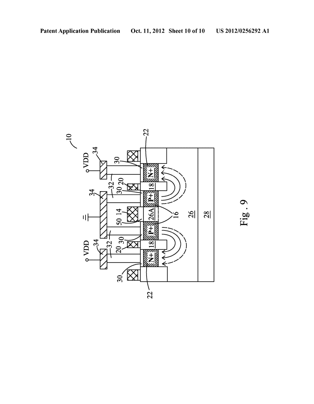 Diodes with Embedded Dummy Gate Electrodes - diagram, schematic, and image 11