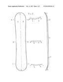 SNOWBOARD AND SKIS FOR USE IN LOOSE SNOW diagram and image