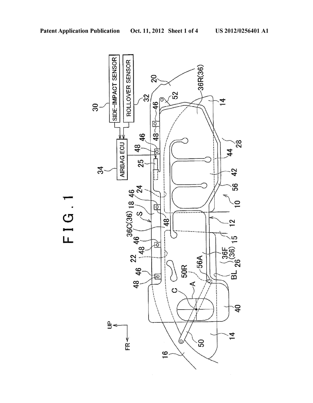 CURTAIN AIRBAG SYSTEM - diagram, schematic, and image 02