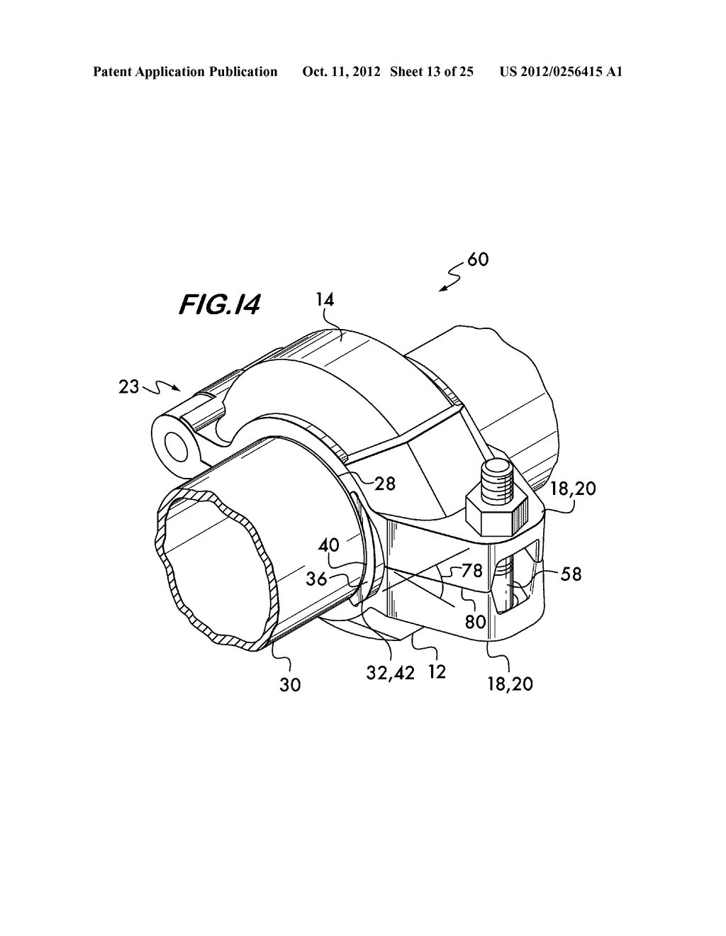 Pivoting Pipe Coupling Having a Movable Gripping Body - diagram, schematic, and image 14