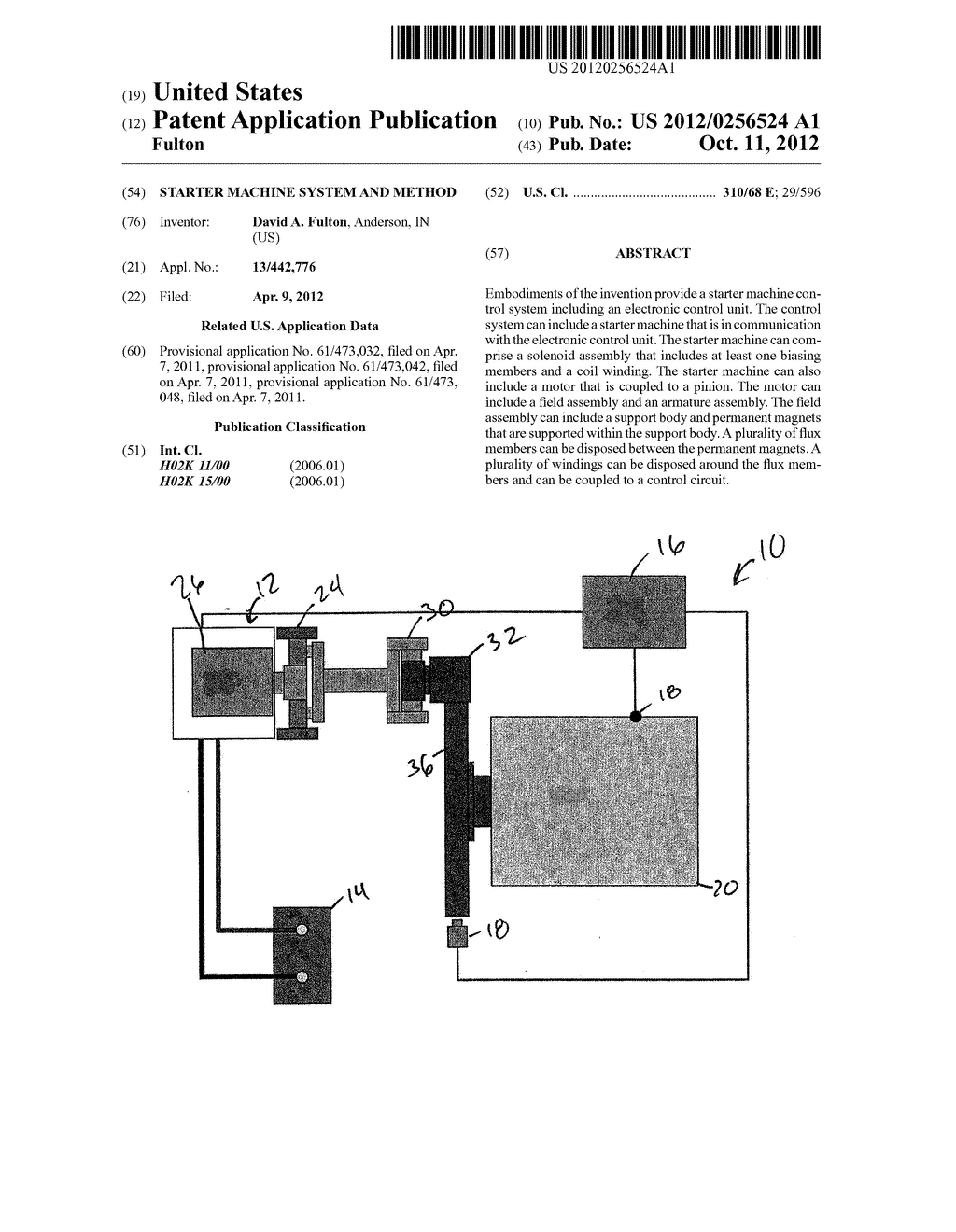 STARTER MACHINE SYSTEM AND METHOD - diagram, schematic, and image 01