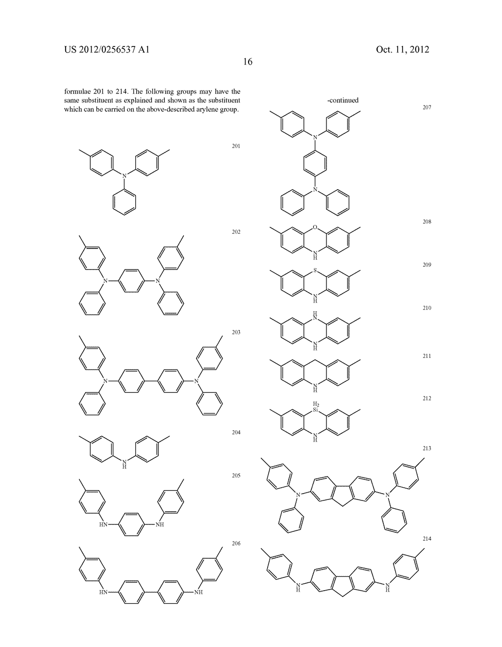 COMPOSITION AND LIGHT EMITTING ELEMENT USING THE COMPOSITION - diagram, schematic, and image 17