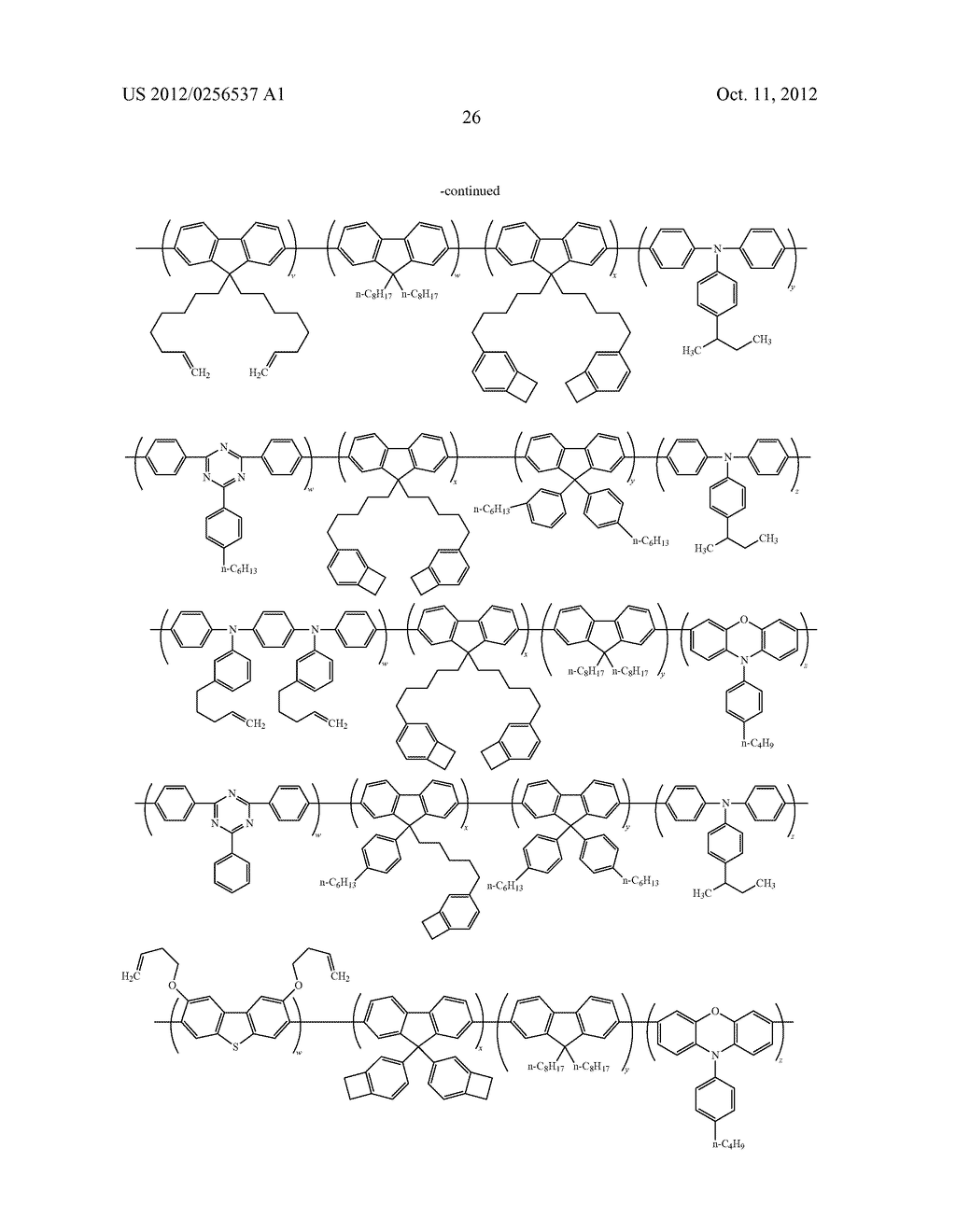 COMPOSITION AND LIGHT EMITTING ELEMENT USING THE COMPOSITION - diagram, schematic, and image 27