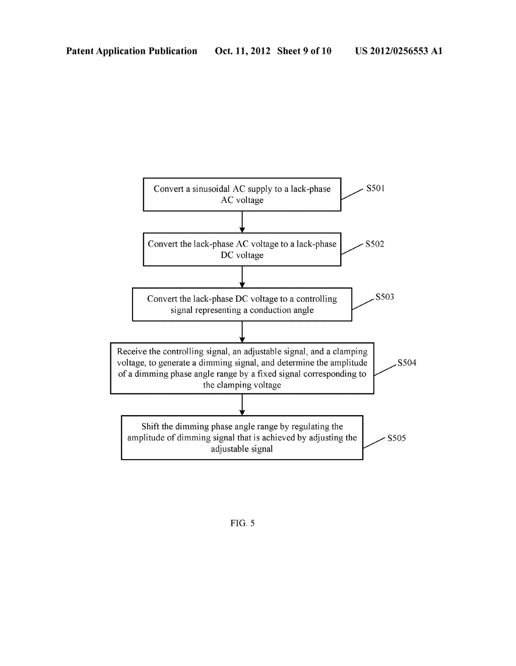 SCR DIMMING CIRCUIT AND METHOD - diagram, schematic, and image 10