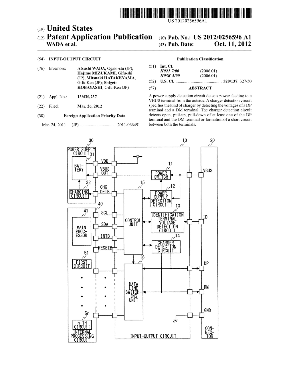 INPUT-OUTPUT CIRCUIT - diagram, schematic, and image 01