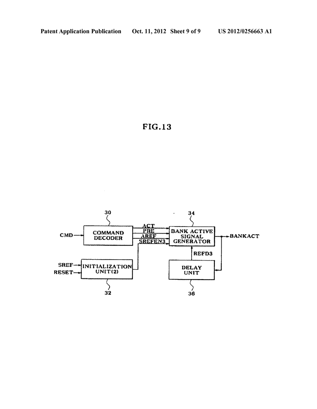 INITIALIZATION CIRCUIT AND BANK ACTIVE CIRCUIT USING THE SAME - diagram, schematic, and image 10