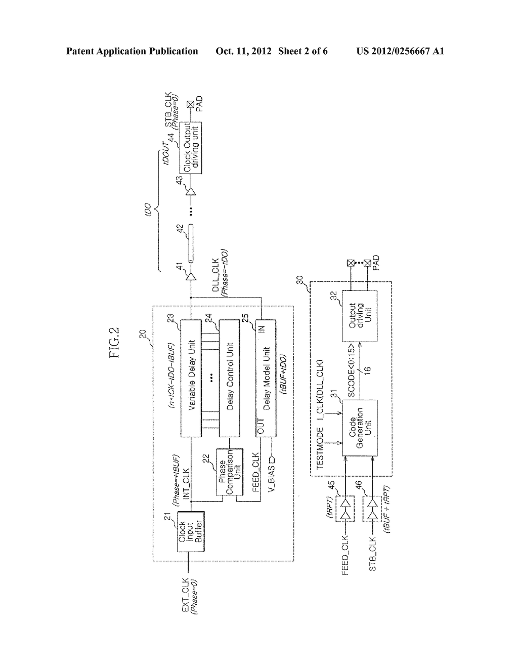 DELAY LOCKED LOOP SEMICONDUCTOR APPARATUS THAT MODELS A DELAY OF AN     INTERNAL CLOCK PATH - diagram, schematic, and image 03