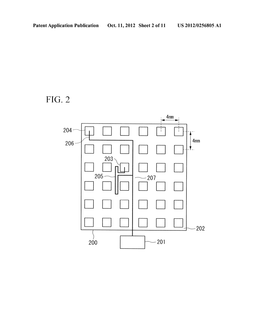 ARRAY ANTENNA APPARATUS HAVING SHORTEST WIRING DISTANCE TO ANTENNA     ELEMENTS - diagram, schematic, and image 03