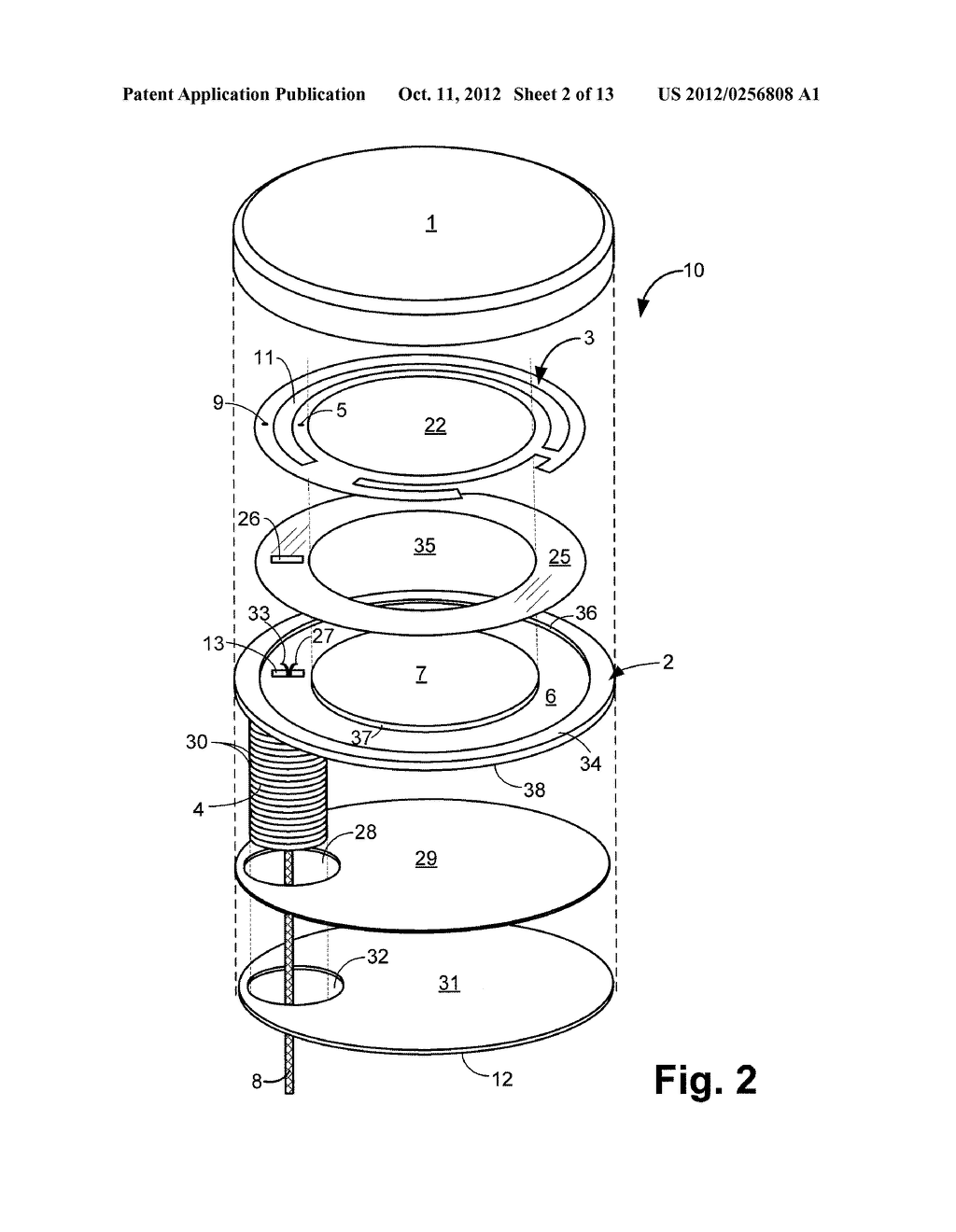 SLOT HALO ANTENNA WITH TUNING STUBS - diagram, schematic, and image 03