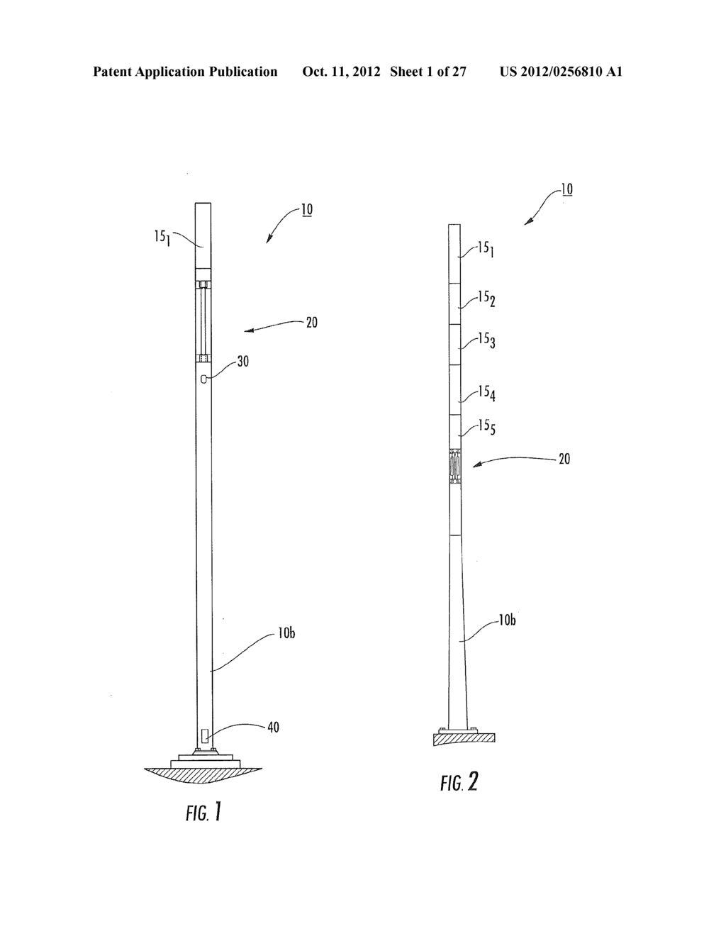 METHODS OF MODIFYING ERECT CONCEALED ANTENNA TOWERS AND ASSOCIATED     MODIFIED TOWERS AND DEVICES THEREFOR - diagram, schematic, and image 02