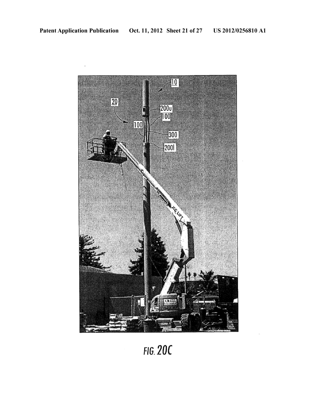 METHODS OF MODIFYING ERECT CONCEALED ANTENNA TOWERS AND ASSOCIATED     MODIFIED TOWERS AND DEVICES THEREFOR - diagram, schematic, and image 22