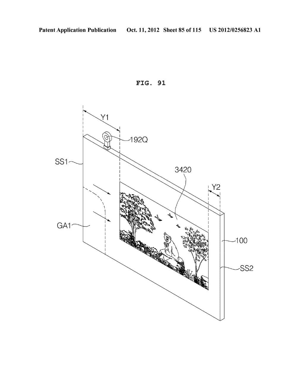 TRANSPARENT DISPLAY APPARATUS AND METHOD FOR OPERATING THE SAME - diagram, schematic, and image 86