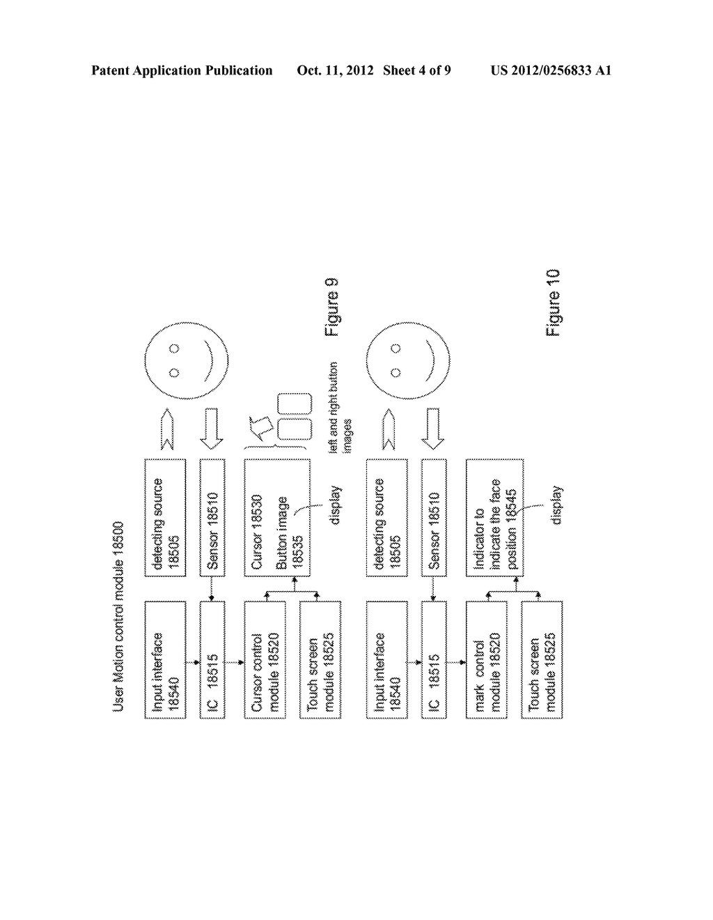 Method of Controlling an Object by Eye Motion for Electronic Device - diagram, schematic, and image 05