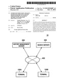 Information Procession Apparatus, Information Processing Method, Program,     History Management Server, History Management Method, and Information     Processing System diagram and image