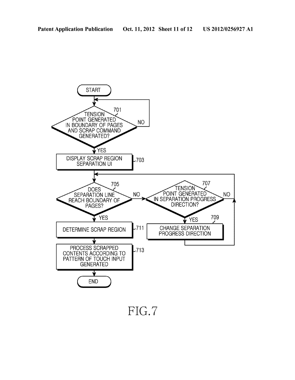 APPARATUS AND METHOD FOR SCRAPPING IN A DEVICE WITH TOUCH SCREEN - diagram, schematic, and image 12