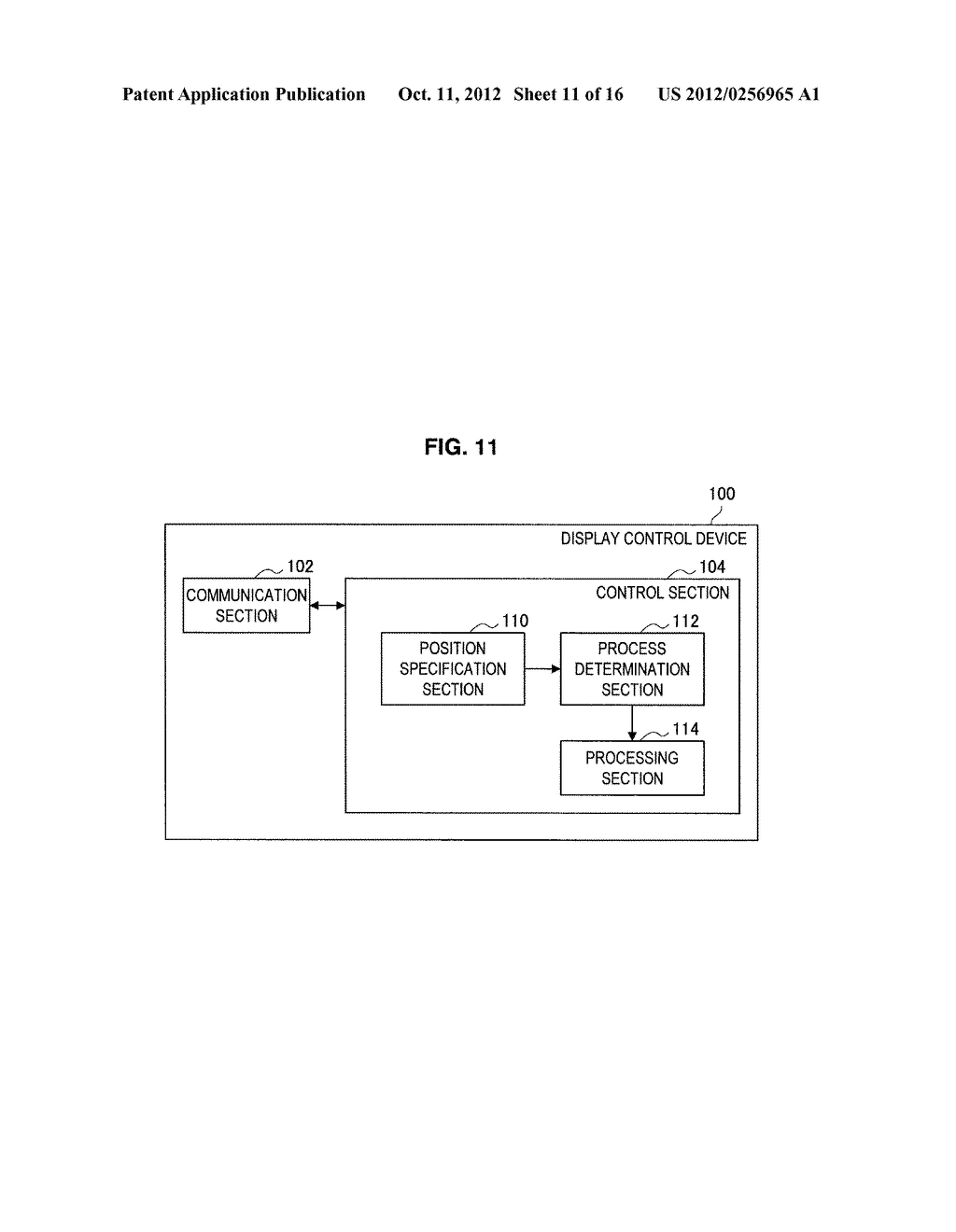 DISPLAY CONTROL DEVICE, DISPLAY CONTROL METHOD, PROGRAM, AND DISPLAY     CONTROL SYSTEM - diagram, schematic, and image 12