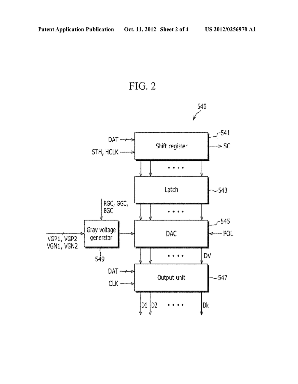 DRIVING DEVICE AND DISPLAY DEVICE INCLUDING THE SAME - diagram, schematic, and image 03