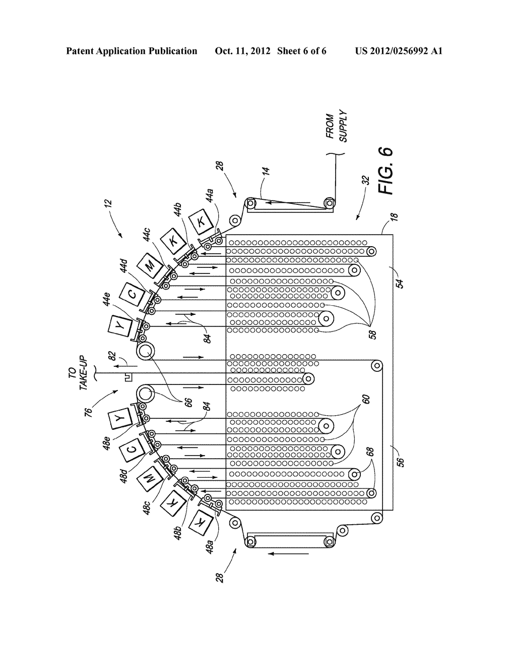 Inkjet Web Printer And Duplex Web Printing Path - diagram, schematic, and image 07