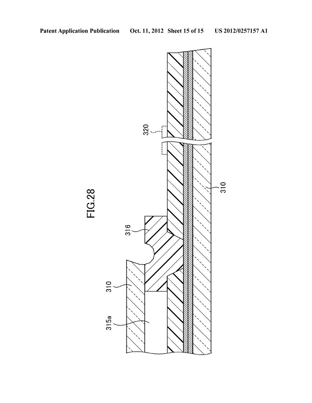 METHOD OF MANUFACTURING A DISPLAY DEVICE AND INTERMEDIATE PRODUCT USED     THEREFORE - diagram, schematic, and image 16