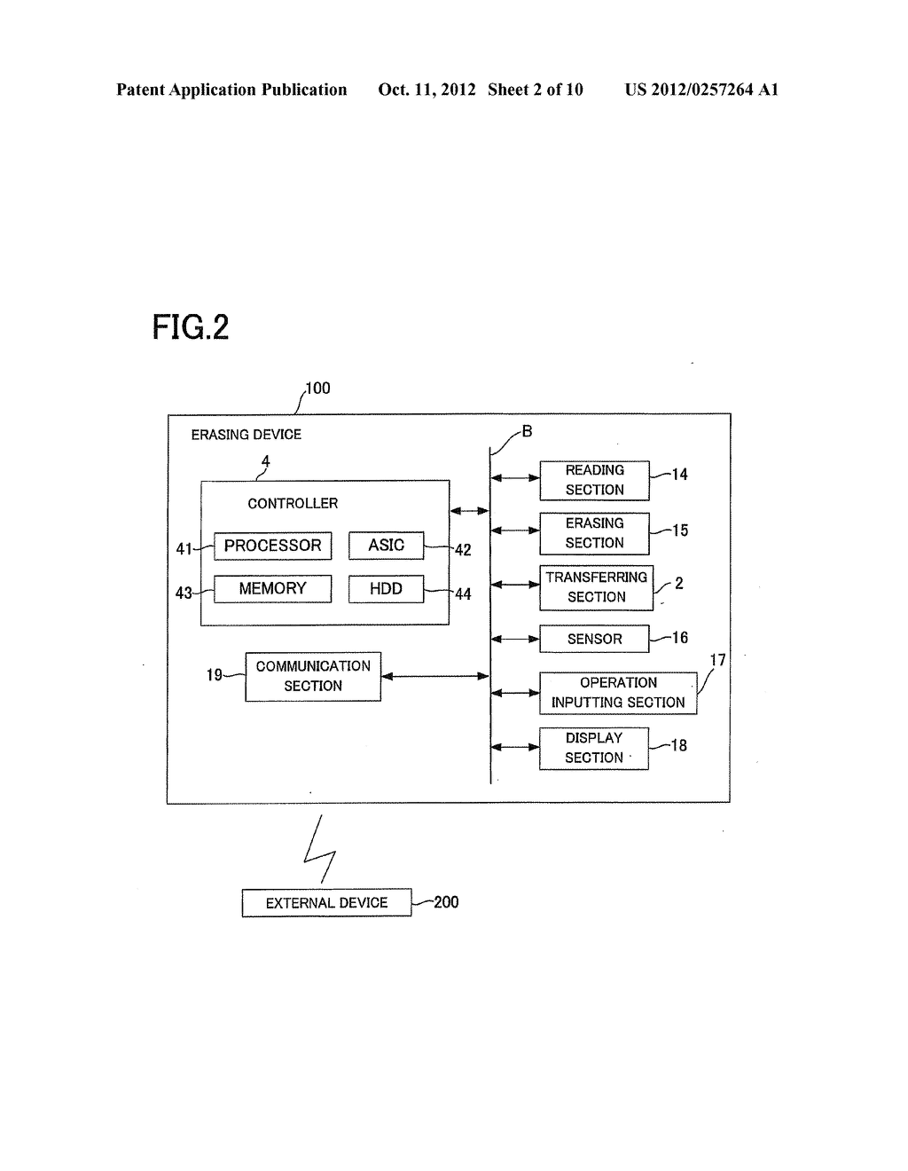 DECOLORIZING DEVICE, SHEET DECOLORIZING METHOD, AND RECORDING MEDIUM FOR     RECORDING DECOLORIZING PROCESS PROGRAM - diagram, schematic, and image 03