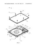 HARD DISK DRIVE SYSTEM WITH ADSORBENT BREATHER ASSEMBLY PILLAR AND METHOD     OF MANUFACTURE THEREOF diagram and image