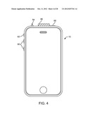 PORTABLE ELECTRONIC DEVICE WITH TWO-PIECE HOUSING diagram and image