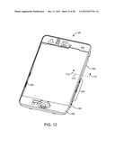 PORTABLE ELECTRONIC DEVICE WITH TWO-PIECE HOUSING diagram and image