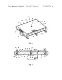 DEVICE FOR SECURING AT LEAST ONE CIRCUIT BOARD TO A RECEIVING ELEMENT diagram and image