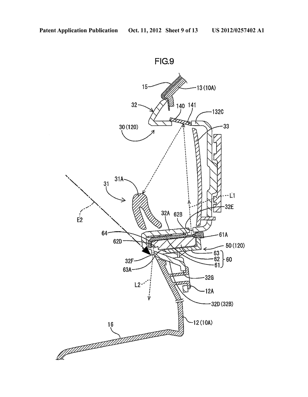 ILLUMINATION DEVICE FOR VEHICLE - diagram, schematic, and image 10