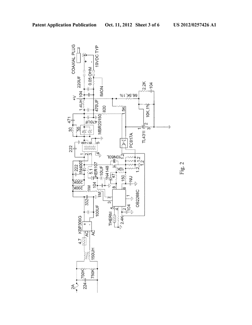 AC Adapter With Automatic Built-In Power Switch - diagram, schematic, and image 04