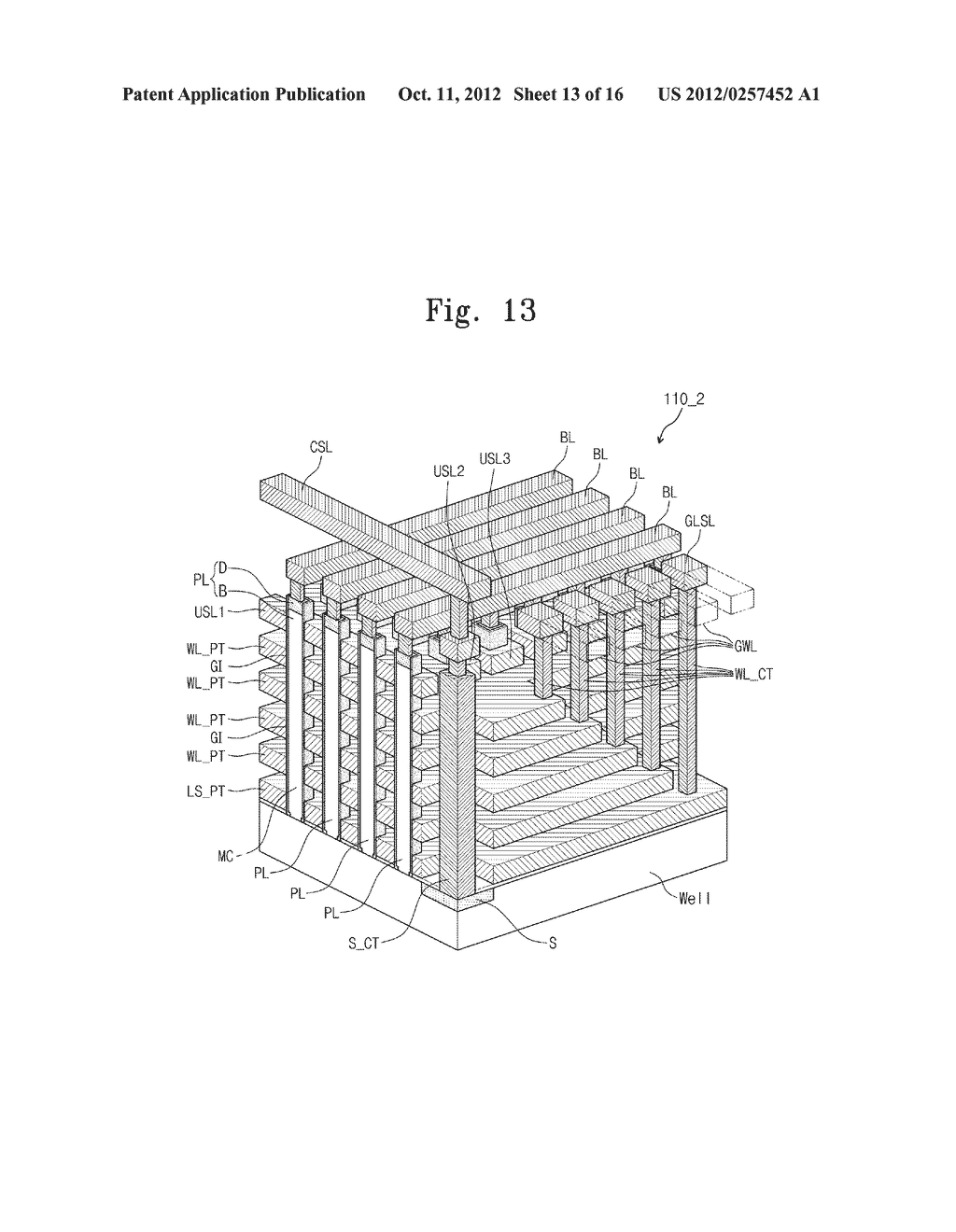 NONVOLATILE MEMORY DEVICE AND METHOD OF DRIVING THE SAME - diagram, schematic, and image 14