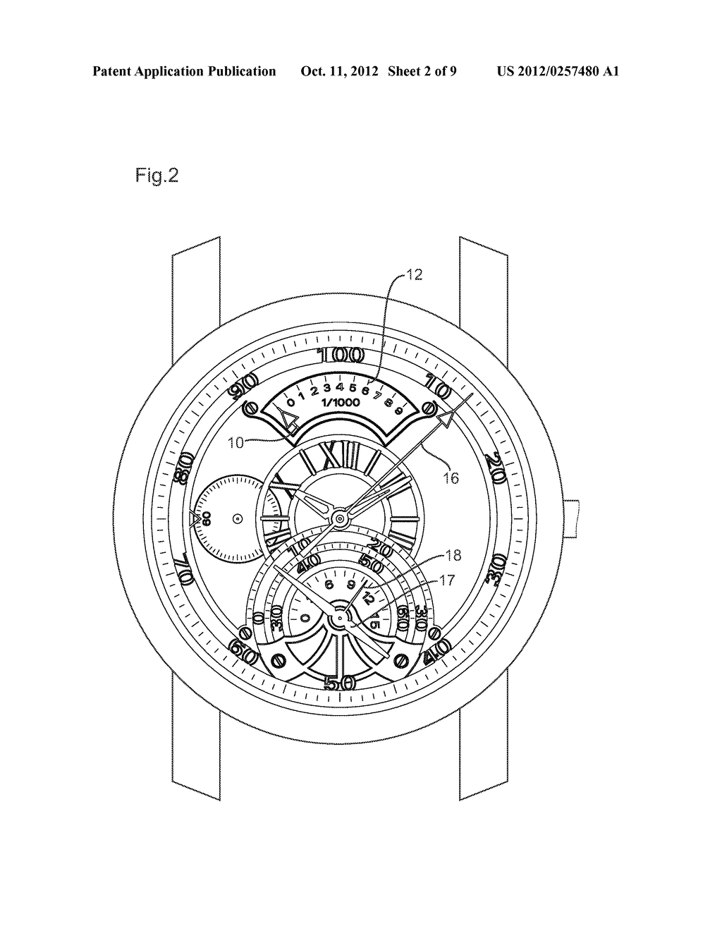 CHRONOGRAPH MECHANISM - diagram, schematic, and image 03