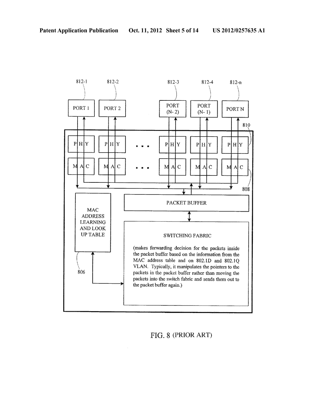 PACKET SWITCH AND METHOD OF USE - diagram, schematic, and image 06