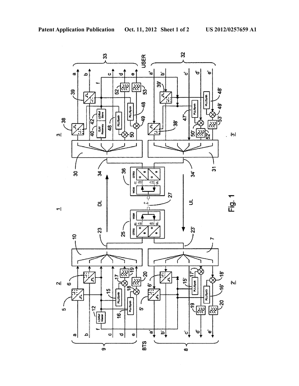 MASTER UNIT, REMOTE UNIT AND MULTIBAND TRANSMISSION SYSTEM - diagram, schematic, and image 02