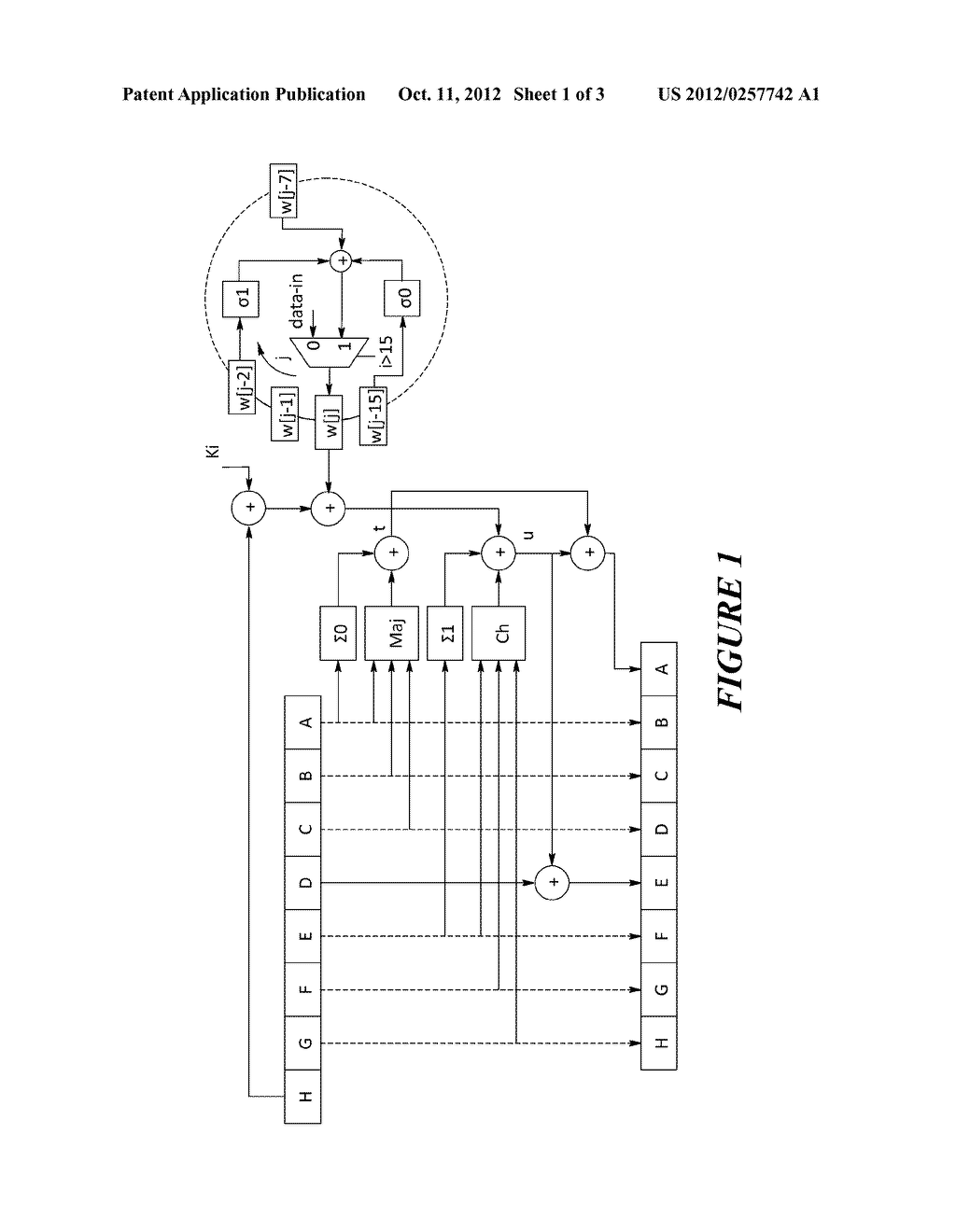 Efficient Implementation of Hash Algorithm on a Processor - diagram, schematic, and image 02