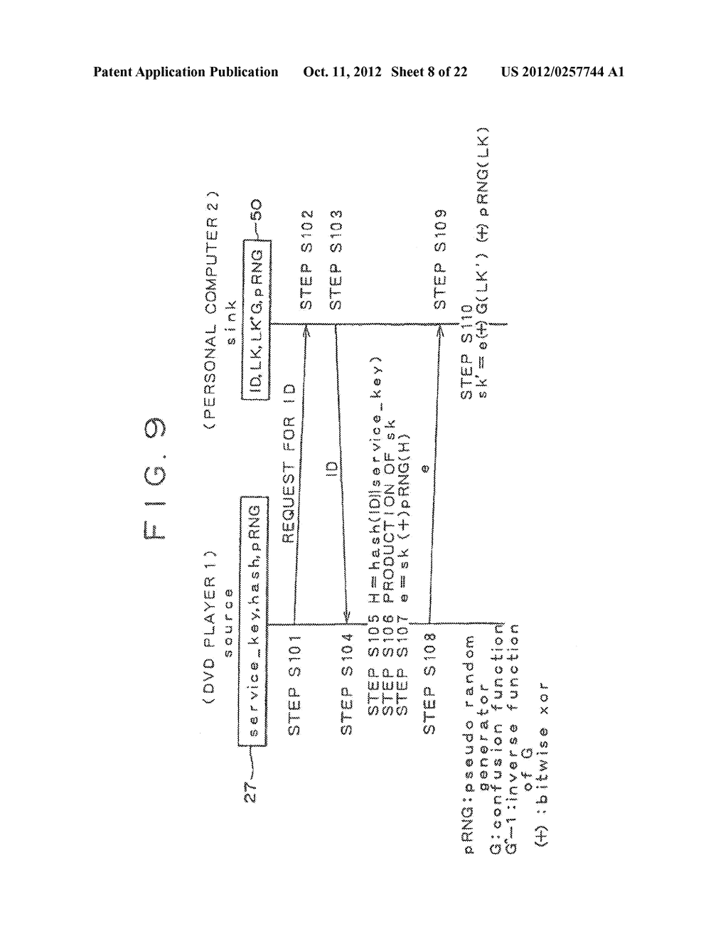 ENCIPHERING APPARATUS AND METHOD, DECIPHERING APPARATUS AND METHOD AS WELL     AS INFORMATION PROCESSING APPARATUS AND METHOD - diagram, schematic, and image 09