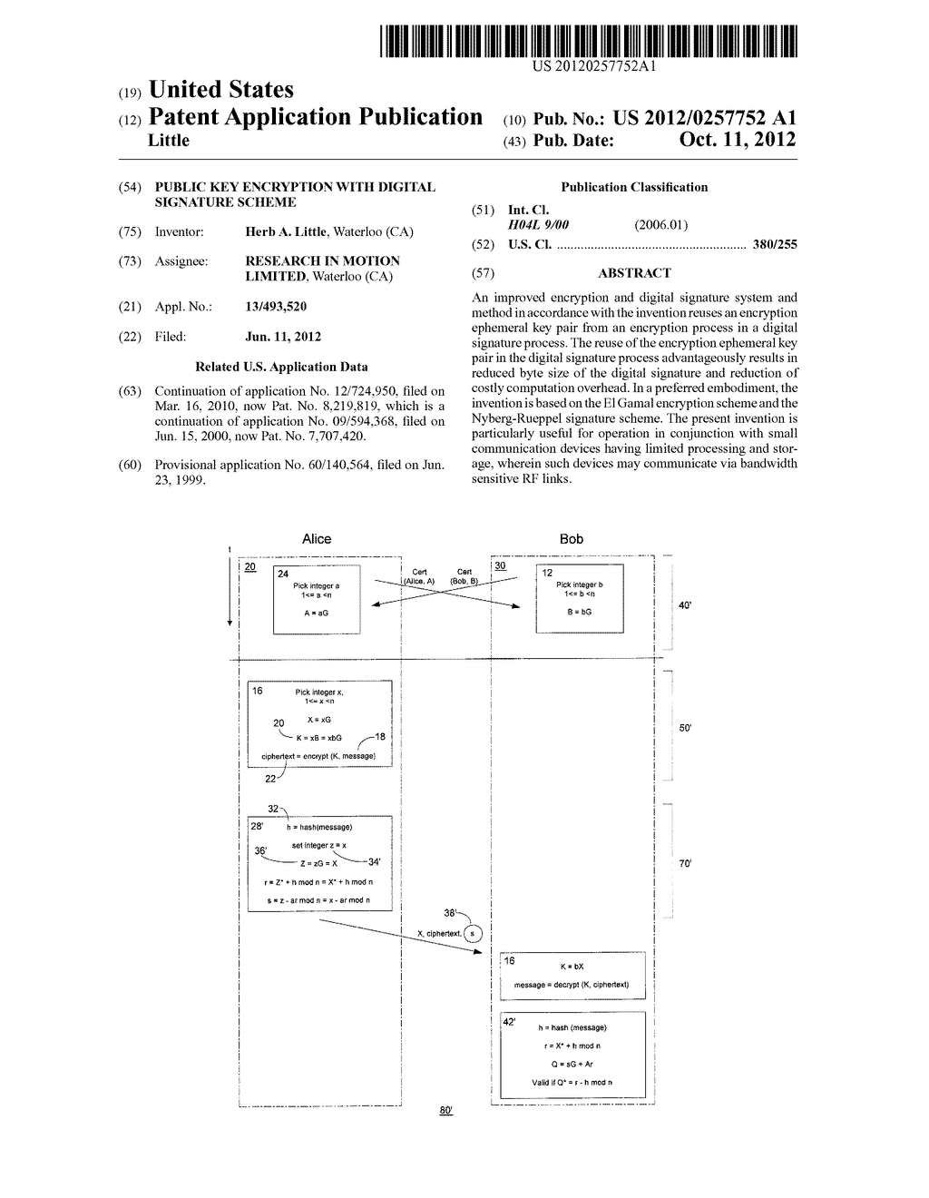 Public Key Encryption with Digital Signature Scheme - diagram, schematic, and image 01