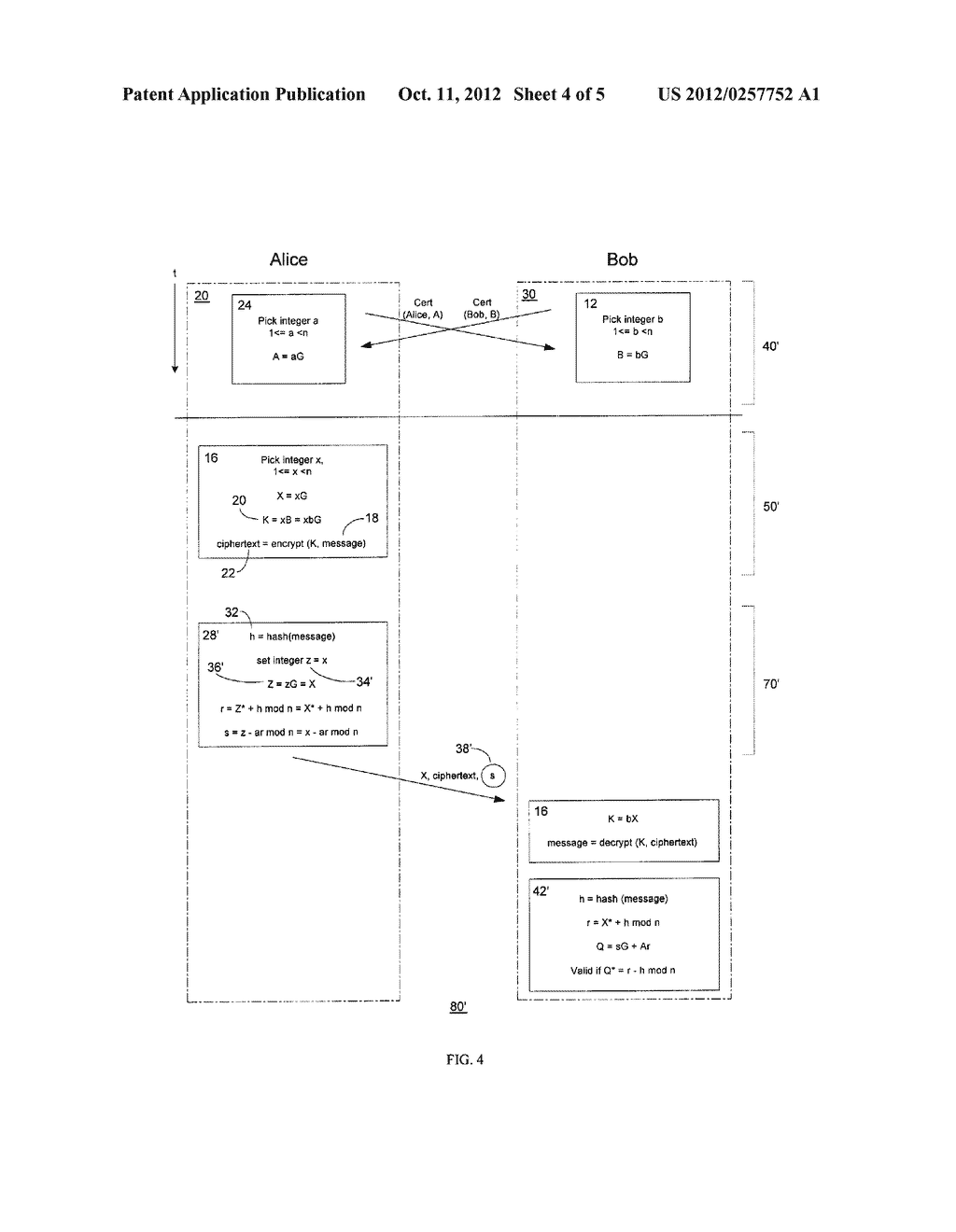 Public Key Encryption with Digital Signature Scheme - diagram, schematic, and image 05