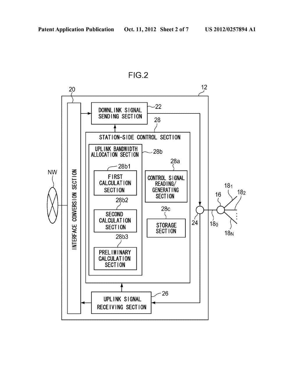 DYNAMIC COMMUNICATION BANDWIDTH ALLOCATION METHOD, COMPUTER-READABLE     MEDIUM STORING DYNAMIC COMMUNICATION BANDWIDTH ALLOCATION PROGRAM,     SEMICONDUCTOR CHIP, AND PON SYSTEM - diagram, schematic, and image 03