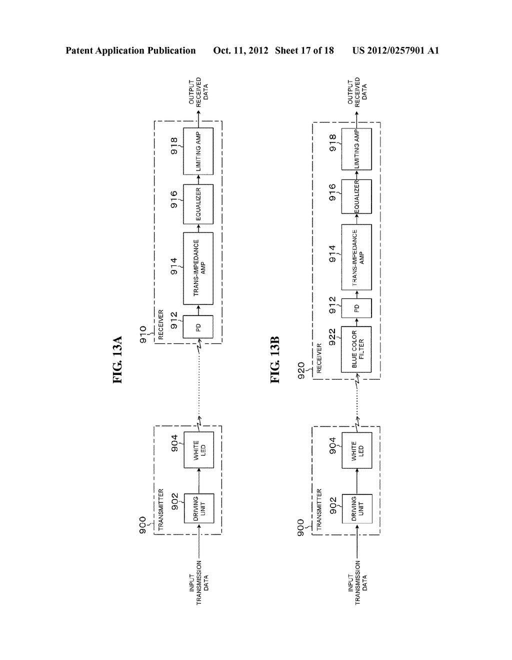 Visible Light Communication Transmitter and Visible Light Communication     System - diagram, schematic, and image 18