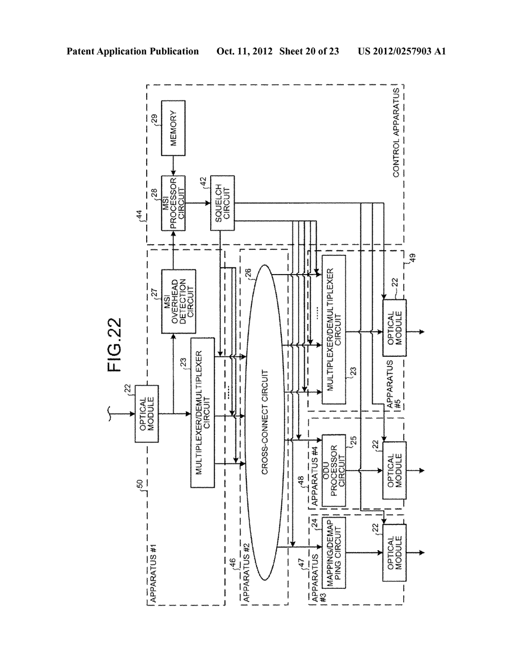 OPTICAL TRANSMISSION APPARATUS AND OPTICAL TRANSMISSION METHOD - diagram, schematic, and image 21
