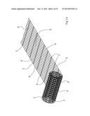 PRODUCT HAVING A NET STRUCTURE, A PROCESS FOR REALIZING THE PRODUCT AND     USE OF THE PRODUCT FOR GEOTECHNICAL APPLICATIONS diagram and image