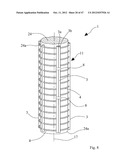 PRODUCT HAVING A NET STRUCTURE, A PROCESS FOR REALIZING THE PRODUCT AND     USE OF THE PRODUCT FOR GEOTECHNICAL APPLICATIONS diagram and image