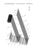 PRODUCT HAVING A NET STRUCTURE, A PROCESS FOR REALIZING THE PRODUCT AND     USE OF THE PRODUCT FOR GEOTECHNICAL APPLICATIONS diagram and image