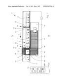 METHOD AND DEVICE FOR REMOVING AT LEAST ONE BOOK BLOCK FROM AND/OR     SUPPLYING AT LEAST ONE BOOK TO A CONVEYING SECTION OF A BOOK PRODUCTION     LINE diagram and image